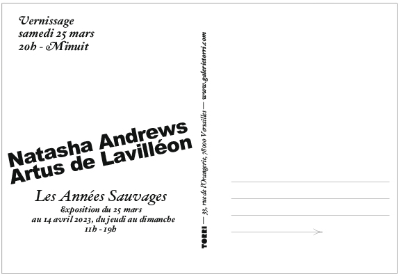 TORRI, Les Années Sauvages, flyer